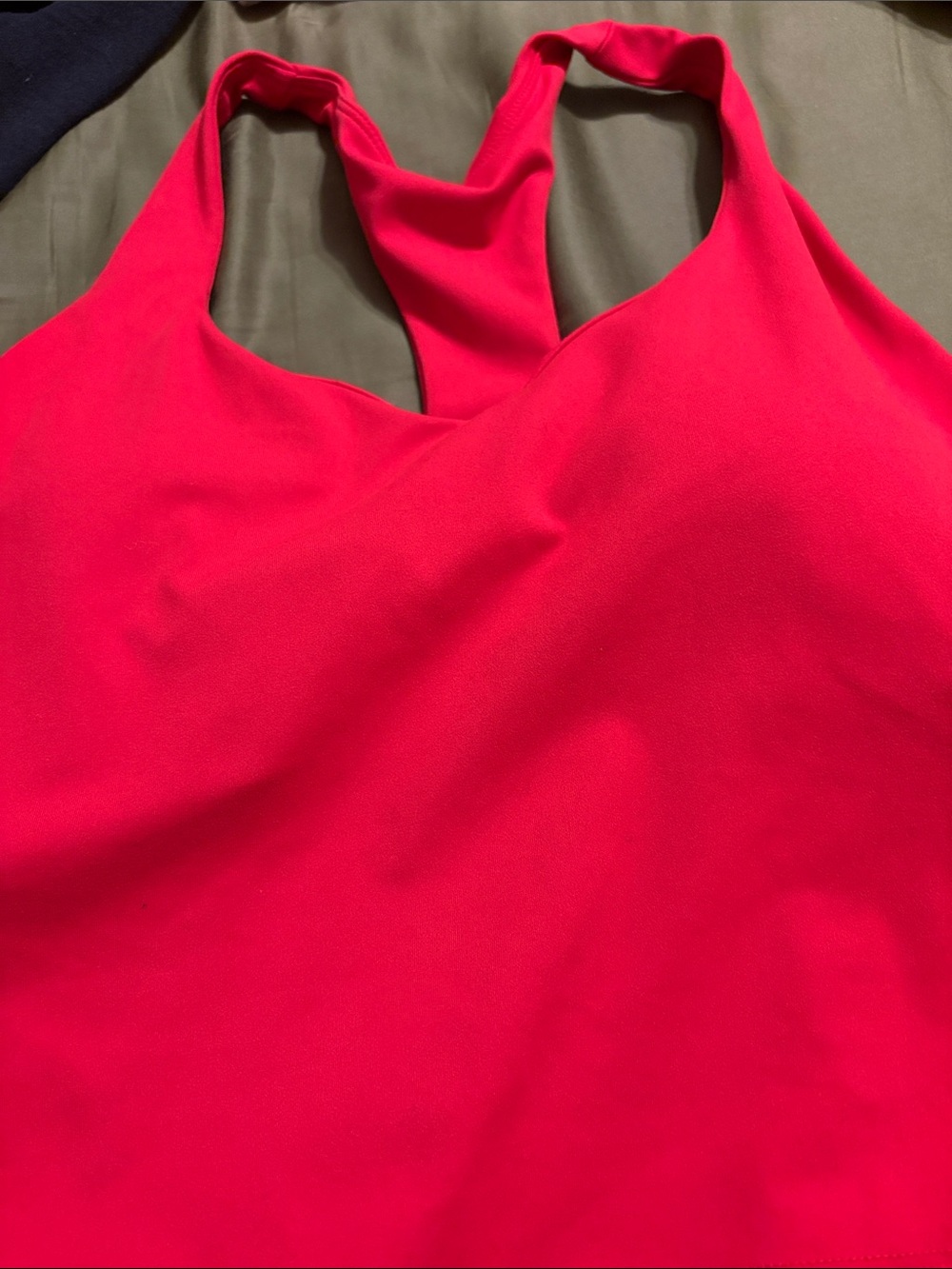 Fabletics Hot Pink Racerback Sports Bra Top